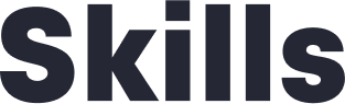 Skills section